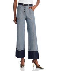 Cinq À Sept - Cuffed Benji Jeans - Lyst