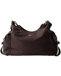 Prada - Explore Leather Shoulder Bag - Lyst