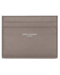 Saint Laurent - Paris Card Case - Lyst