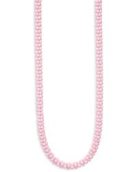 Lagos - Sterling Caviar Ceramic Rope Necklace, 18 - Lyst