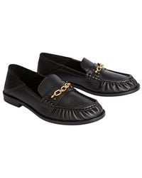 Balmain - Sync Smooth Leather Loafers - Lyst