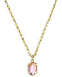 Kendra Scott - Hallie Mother Of Pearl Pendant Necklace - Lyst