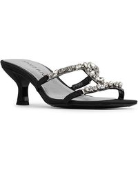Donald J Pliner - Griffon Kitten Heel Sandals - Lyst