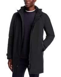 Herno - Functional Wardrobe Waterproof Down Overcoat With Hidden Hood - Lyst