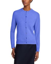 C by Bloomingdale's Cashmere - Cashmere Crewneck Cardigan Sweater - Lyst