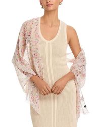 Fraas - Faux Floral Scarf - Lyst