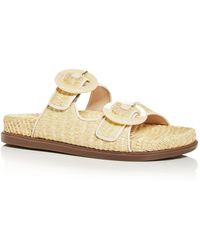 burberry women's ellendale woven slide sandals