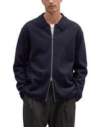 NN07 - Jonas Zip Front Cardigan - Lyst