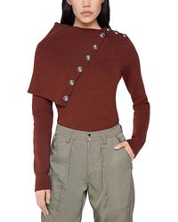Rabanne - Merino Wool Pullover Sweater - Lyst