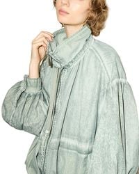 MAX&Co. - Visiera Nylon Oversized Bomber Jacket - Lyst