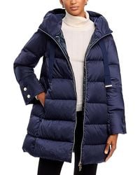 Herno - Sateen Quilted A Line Coat - Lyst