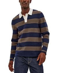 Rails - Luther Relaxed Fit Striped Polo Sweater - Lyst