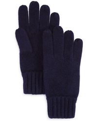Bloomingdale's - The Store At Bloomingdale's Knitted Tech Gloves - Lyst