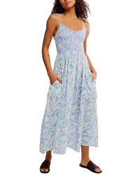 Free People - Sweet Nothings Cotton Midi Dress - Lyst