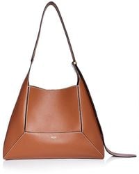 Jimmy Choo - Diamond Hobo Leather Shoulder Bag - Lyst