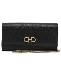 Ferragamo - Gancini Wallet With Chain - Lyst