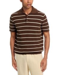 Jonathan Simkhai - Calum Relaxed Fit Stripe Polo Shirt - Lyst