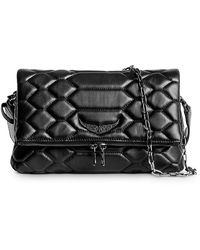 Zadig & Voltaire - Xl Rocky Matte Scale Shoulder Bag - Lyst