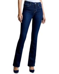 L'Agence Selma Sleek Bootcut Jeans In Barstow - Blue
