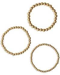 BaubleBar - Pisa Beaded Stretch Bracelets, Set Of 3 - Lyst