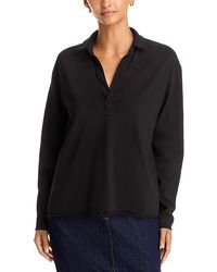 Frank & Eileen - Patrick Cotton Collared Sweatshirt - Lyst