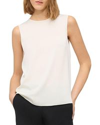 Theory - Silk Sleeveless Top - Lyst
