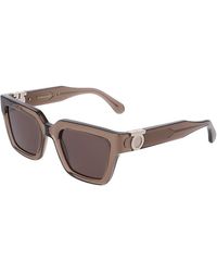 Ferragamo - Gancini Hinge Square Sunglasses, 52Mm - Lyst