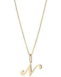 Ana Luisa - Solid Script Letter Necklace - Lyst