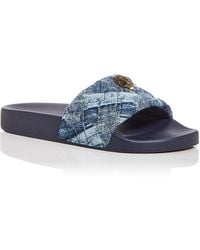 Kurt Geiger - Meena Eagle Quilted Slide Sandals - Lyst