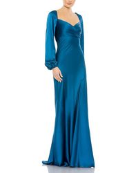 Mac Duggal - Sweetheart Neckline Puff Sleeve Gown - Lyst
