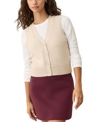 Marine Layer - Robin Textured Sweater Vest - Lyst