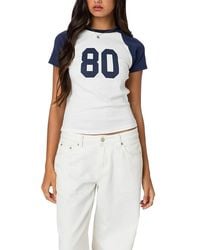 Edikted - 80's Raglan Tee - Lyst