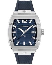 Ferragamo - F-80 Tonneau Watch, 42 X 41.8Mm - Lyst