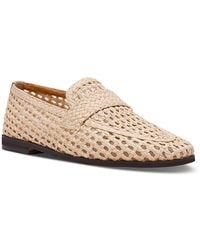 Steve Madden - Stewart Raffia Loafers - Lyst