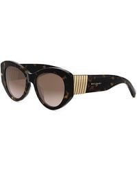 BVLGARI - Tubogas Oval Sunglasses, 52Mm - Lyst