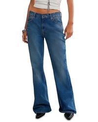 Free People - West Coast High Rise Flare Jeans - Lyst