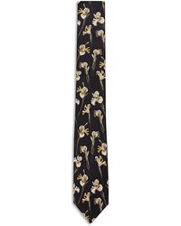 Ted Baker - Frinton Orchid Print Silk Classic Tie - Lyst