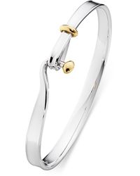 Georg Jensen - 18K & Sterling Torun Bangle Bracelet - Lyst