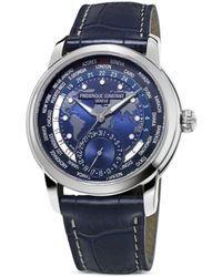 Frederique Constant Worldtimer Manufacture Watch - Blue