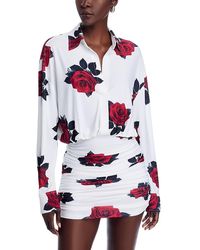 Norma Kamali - Printed Jersey Minidress - Lyst