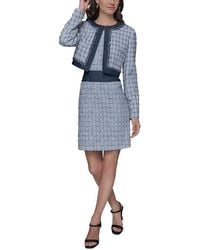 Karl Lagerfeld - Tweed Cropped Jacket - Lyst