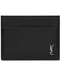 Saint Laurent - Tiny Cassandre Card Case - Lyst