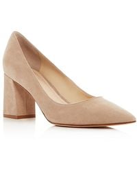 Marc Fisher - Zala Pointed Toe Block Heel Pumps - Lyst