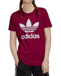 pink adidas t shirt womens