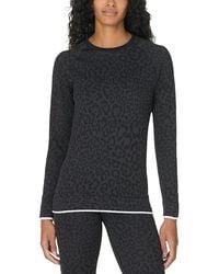 Sweaty Betty - Animal Crewneck Base Layer Top - Lyst