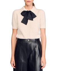 Sandro - Polo Neck Knit Sweater - Lyst