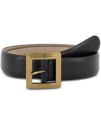 Hervé Léger - Constance Leather Belt - Lyst