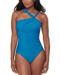 Miraclesuit - Rock Solid Europa Asymmetric Underwire One Piece Swimsuit - Lyst