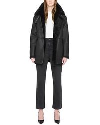Hiso - Jill Reversible Shearling Jacket - Lyst