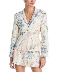 Aqua - Floral Jacket - Lyst
